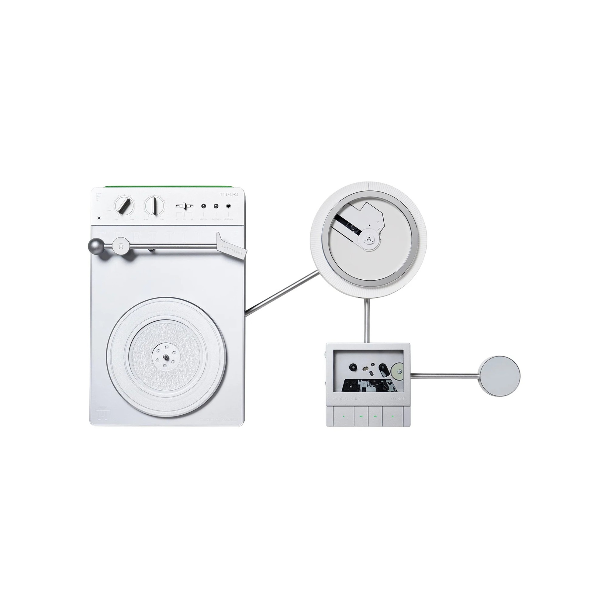Беспроводная модульная аудиосистема в стиле ретро-футуризма Retro Ambient Audio System